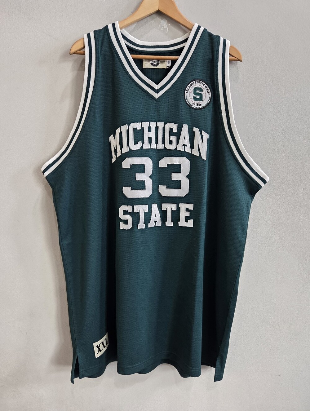 Magic Johnson #33 Michigan State Spartans Legends Jersey Men's Size XXL